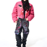 Opium Широкие джинсы Graffiti Art