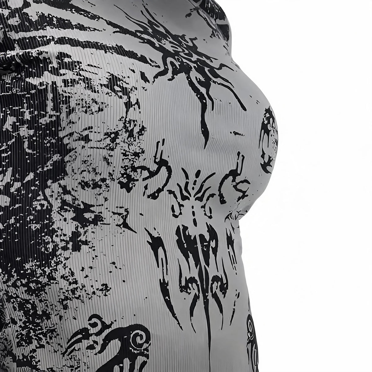 Opium Grunge Print Longsleeve Top - Fuga Studios