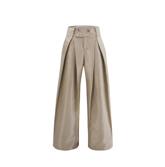 Opium High Waist Casual Pants - Fuga Studios