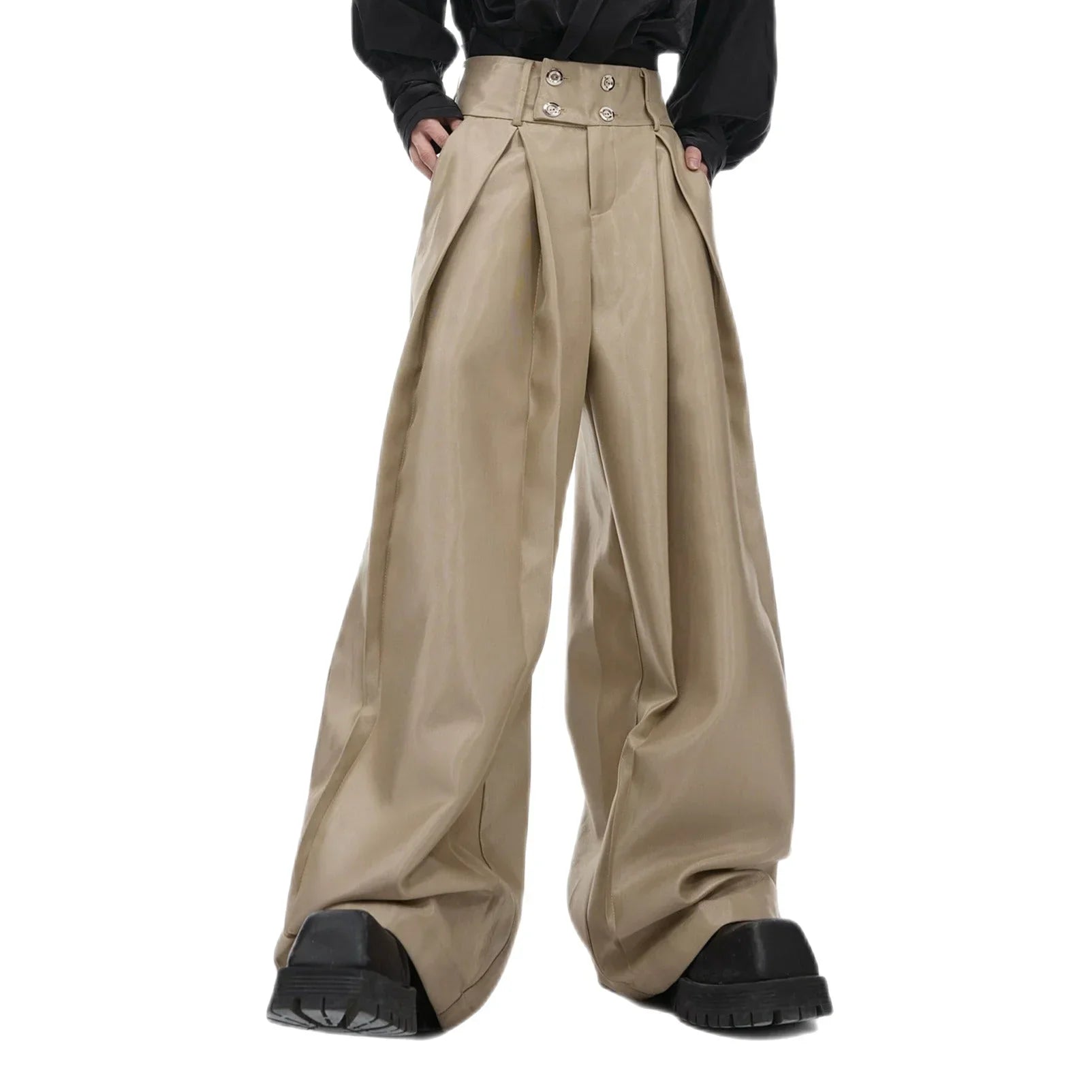 Opium High Waist Casual Pants - Fuga Studios