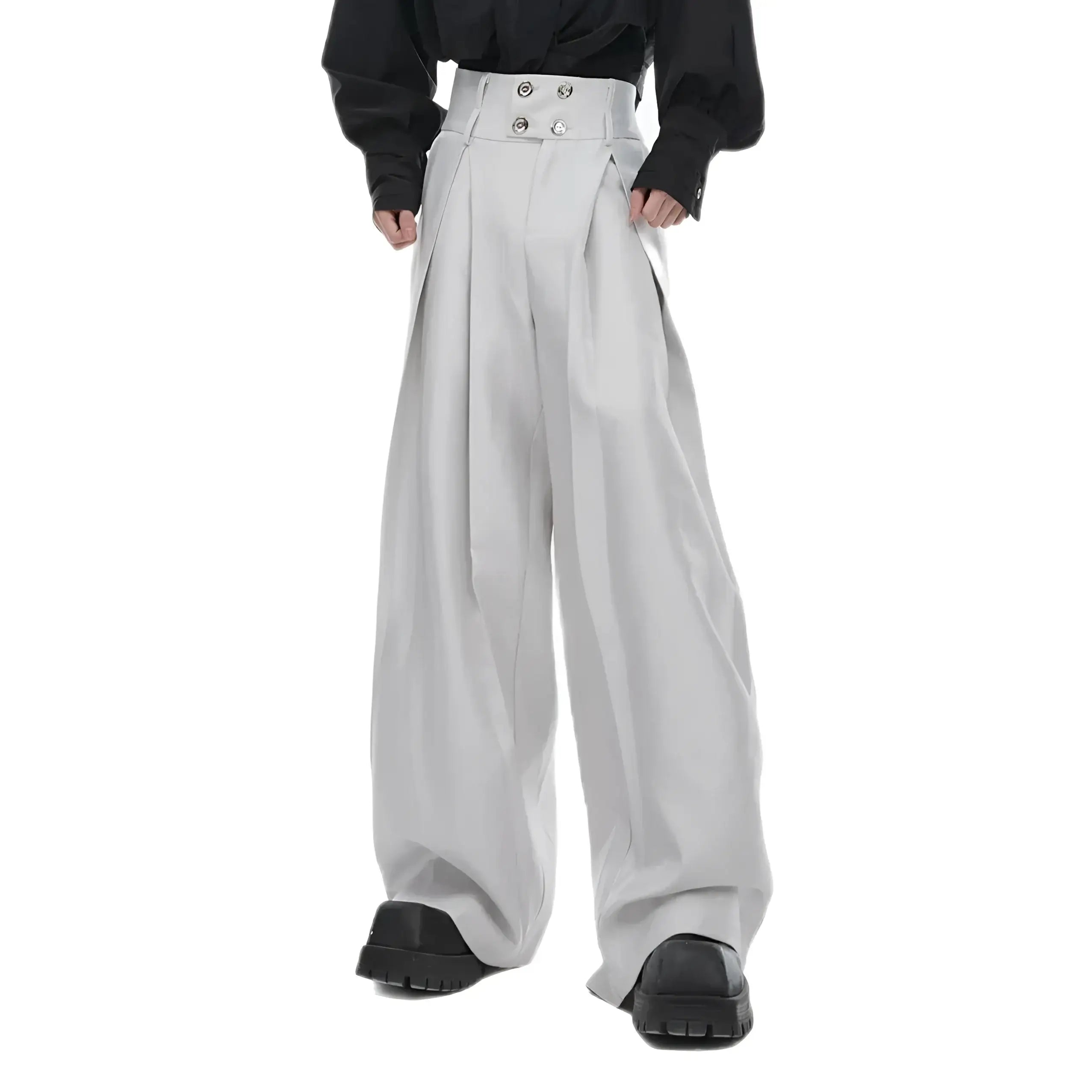 Opium High Waist Casual Pants - Fuga Studios