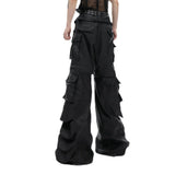 Opium High Waist Leather Pants - Fuga Studios