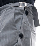 Opium Hybrid Denim-Blazer & Wide-Leg Pants Set - Fuga