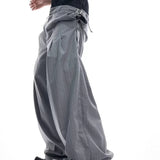 Opium Hybrid Denim-Blazer & Wide-Leg Pants Set - Fuga
