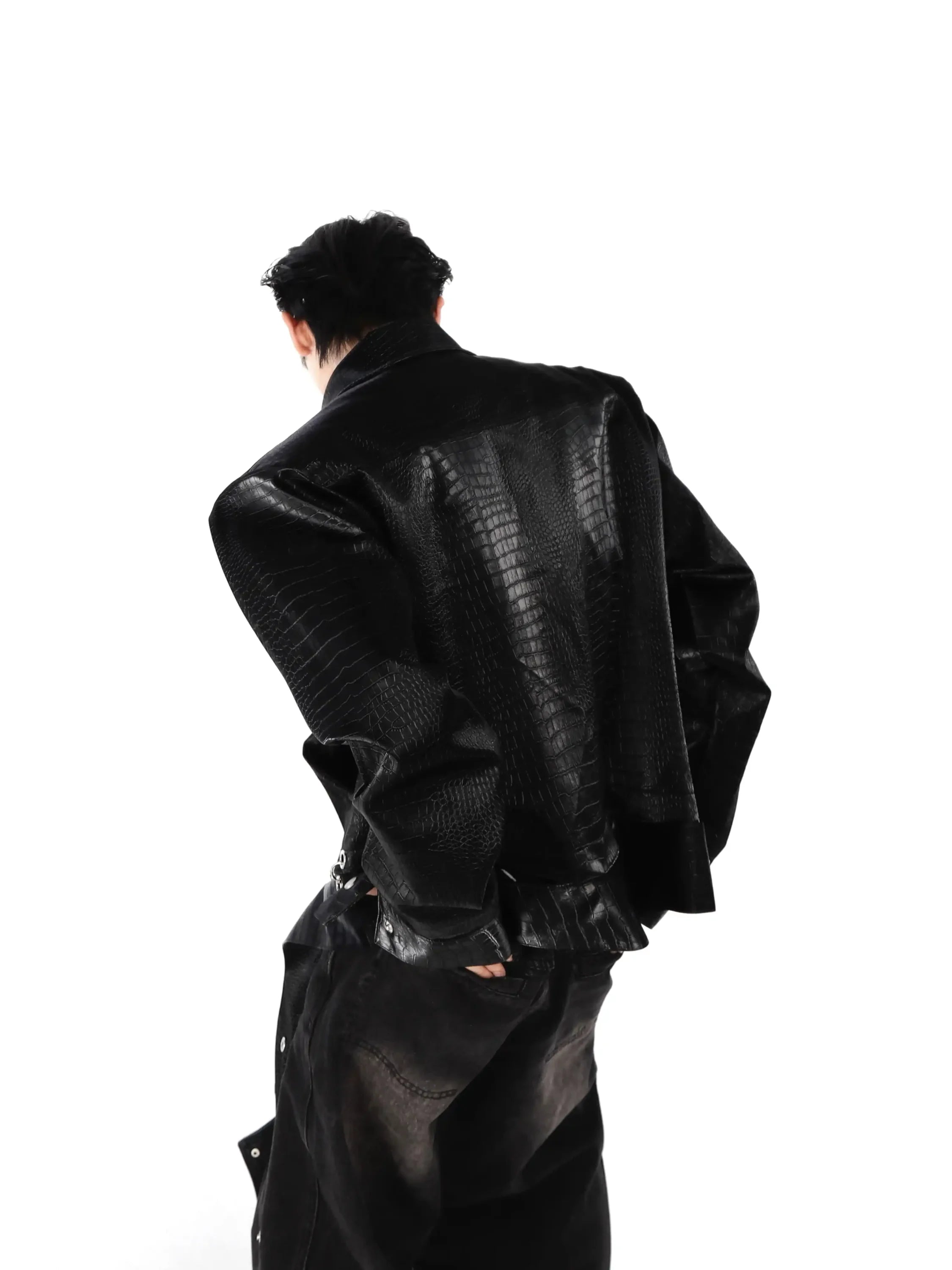 Opium Knitted Leather Jacket | Limited Edition | Fūga Opium Knitted Leather Jacket | Limited Edition | Fūga