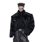 Opium Leather Fur Jacket - Fuga Studios