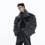 Opium Leather Fur Jacket - Fuga Studios