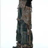 Opium Leather Harness Jeans - Fuga Studios