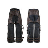 Opium Leather Harness Jeans - Fuga Studios