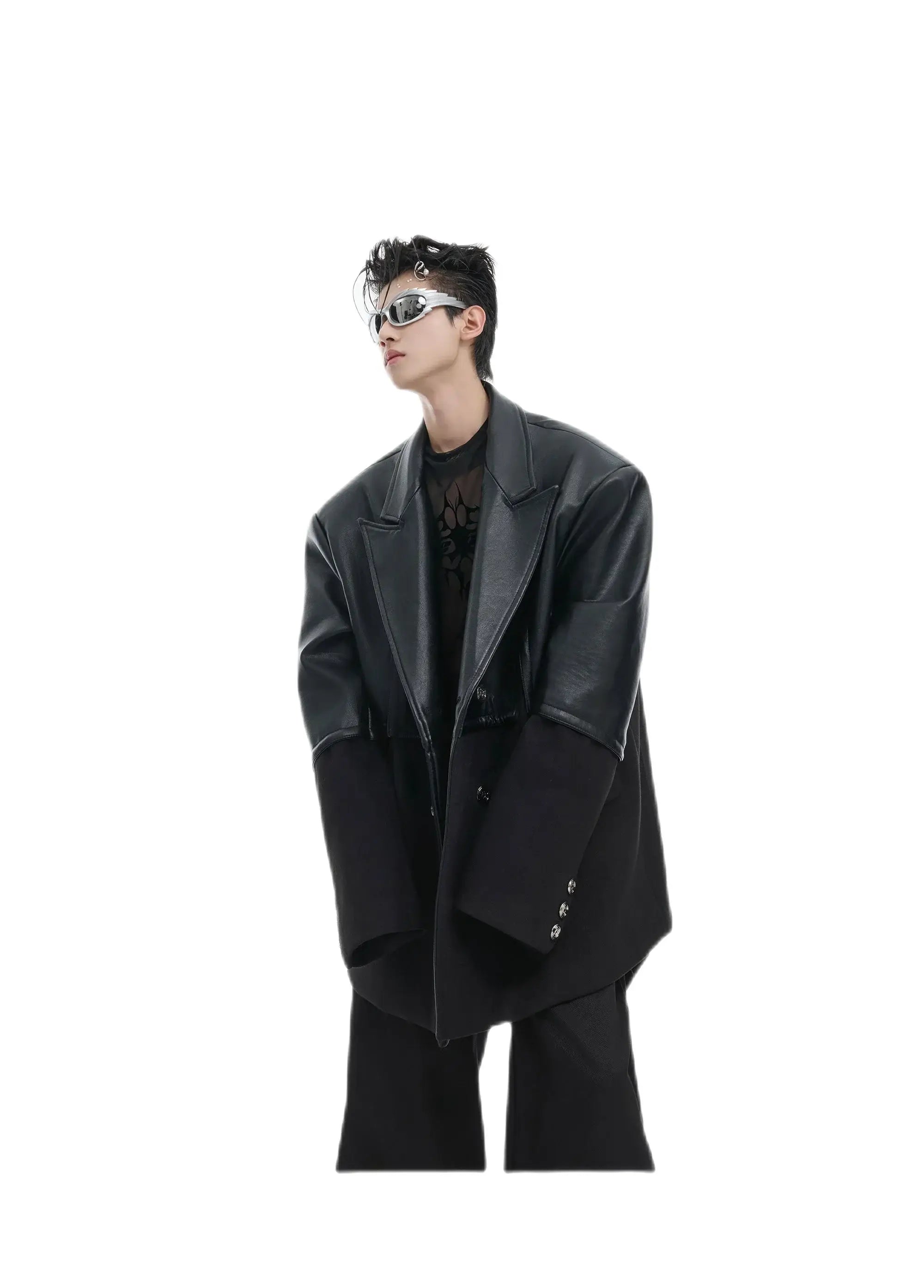 Opium swarovski tailored jacketテーラード 00s Opium Leather Suit Jacket | Limited Edition | Fūga