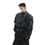 Opium Leather Suit Jacket - Fuga Studios