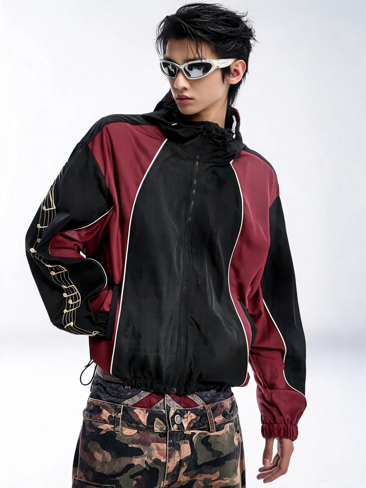 Opium Melody Track Jacket Schwarz - Fuga Studios