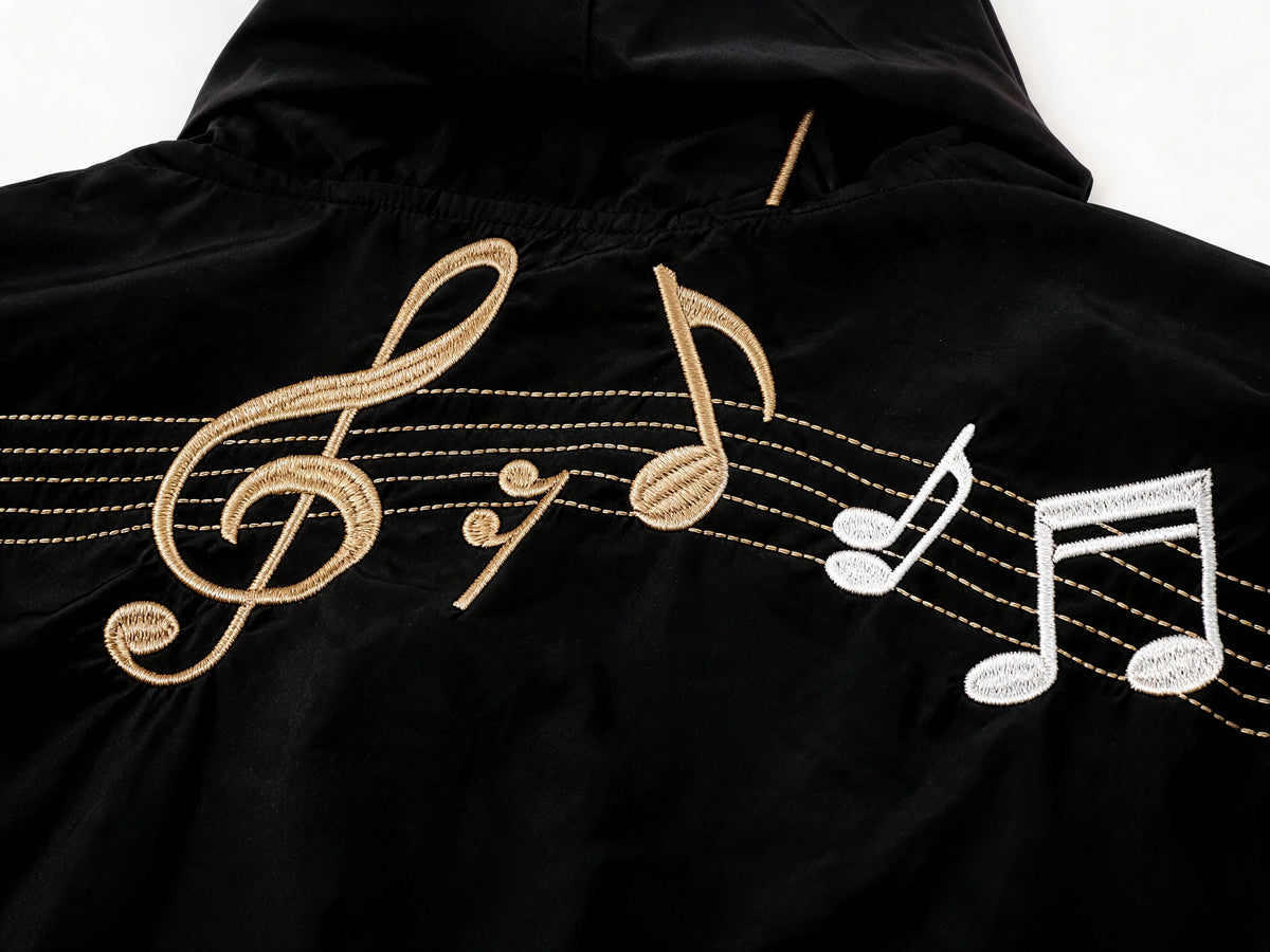 Opium Melody Track Jacket Schwarz - Fuga Studios
