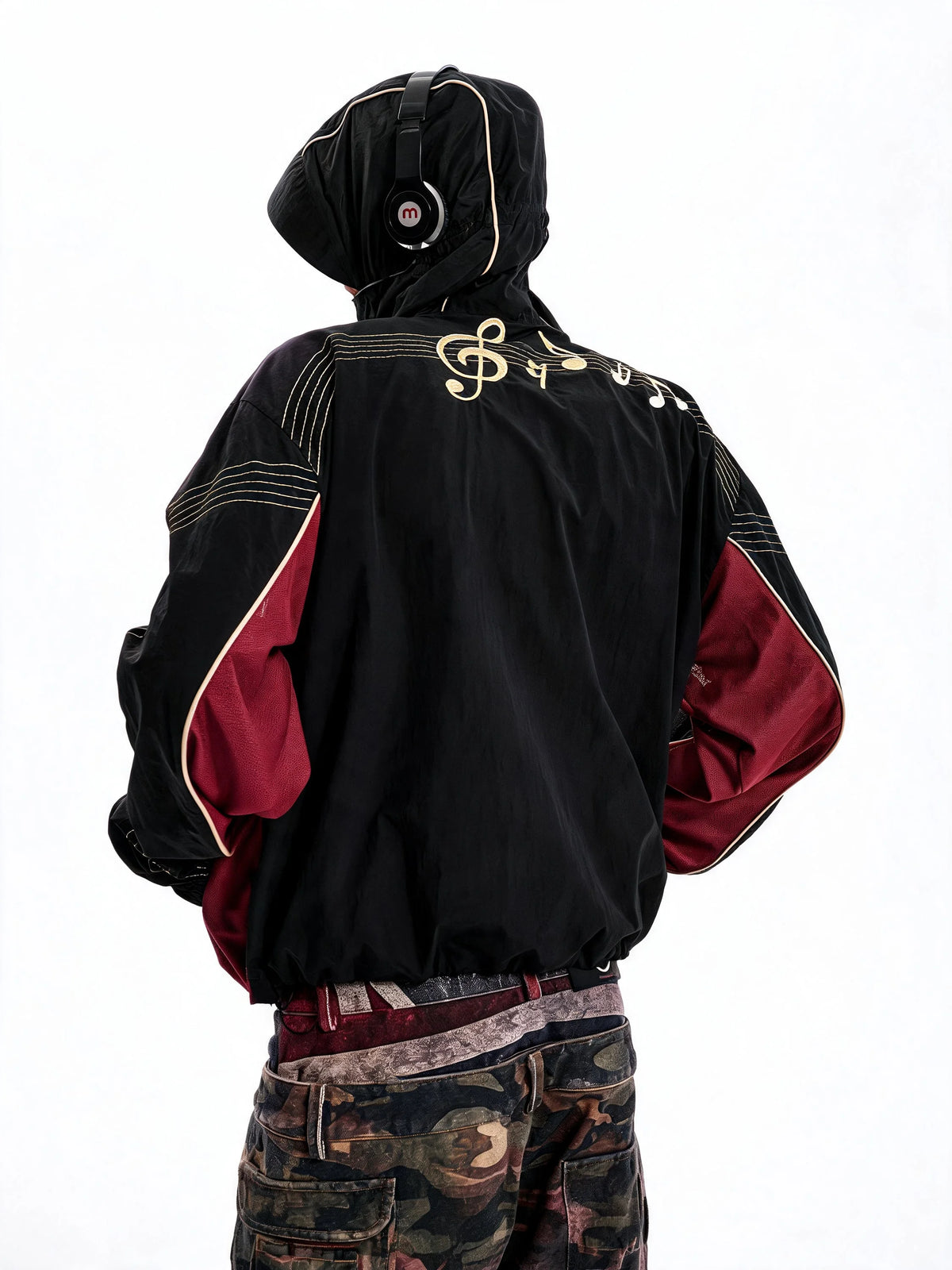 Opium Melody Track Jacket Schwarz - Fuga Studios