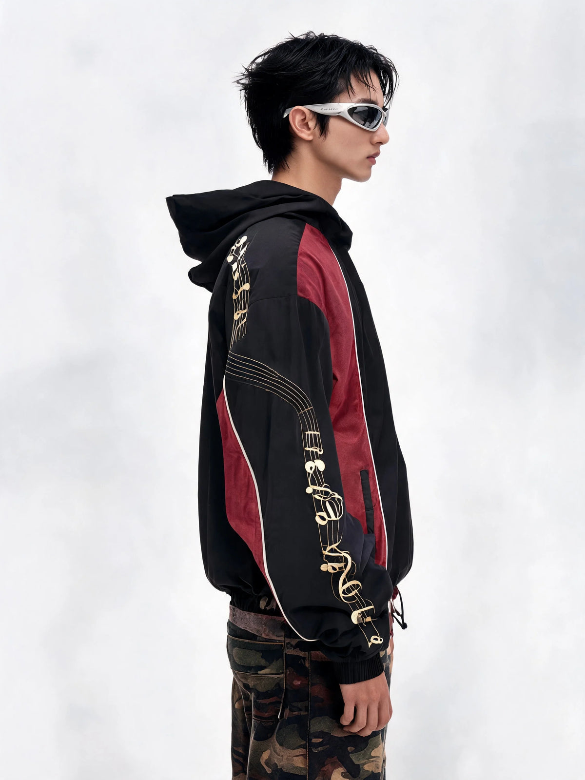 Opium Melody Track Jacket Schwarz - Fuga Studios
