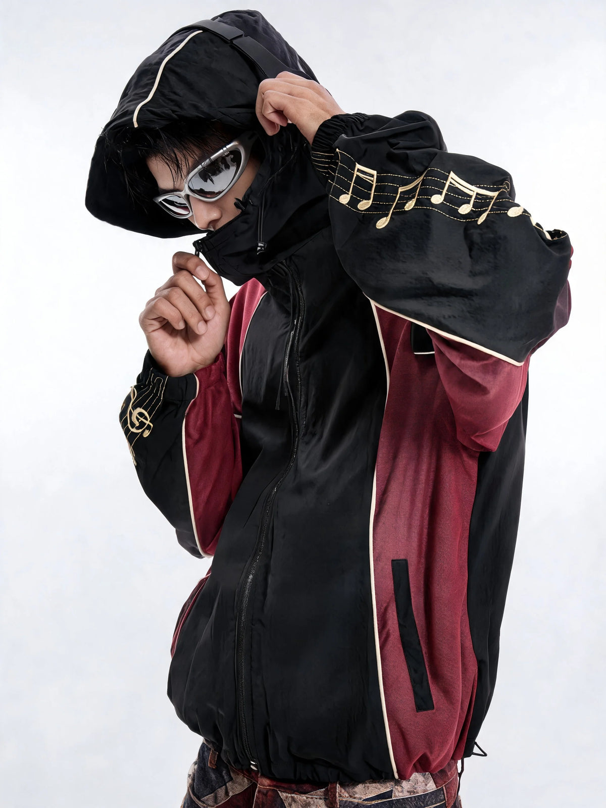 Opium Melody Track Jacket Schwarz - Fuga Studios