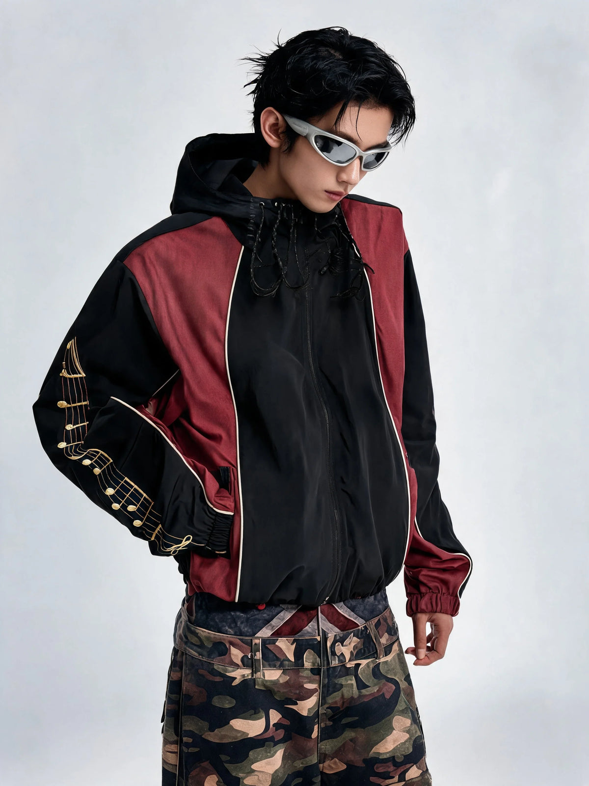 Opium Melody Track Jacket Schwarz - Fuga Studios