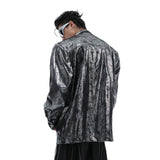 Opium Mercury Foil Overshirt - Fuga Studios