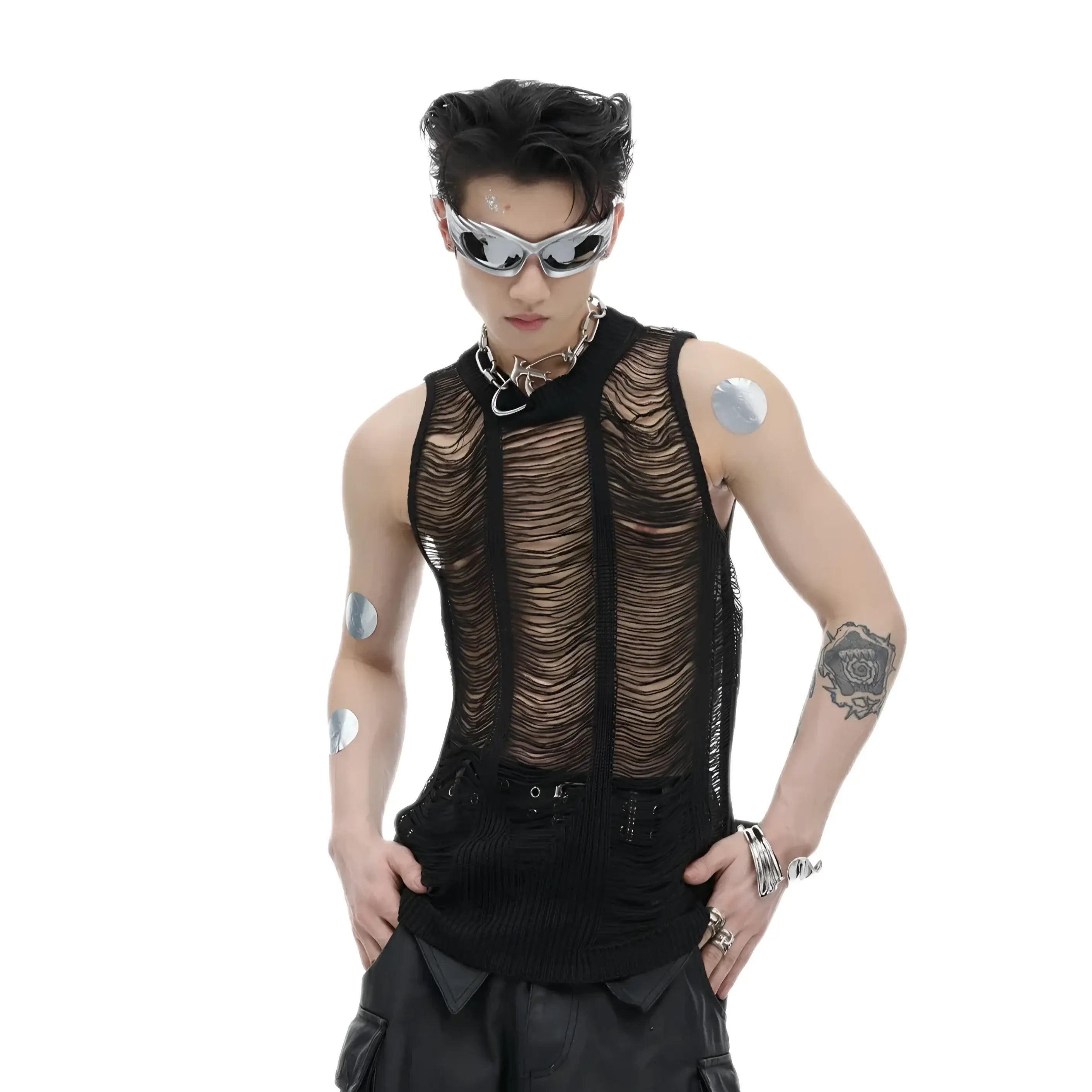 Opium Mesh Top - Fuga Studios