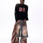 Placeholder Niche Badge-Embroidered Sweater For Men - Fuga Studios