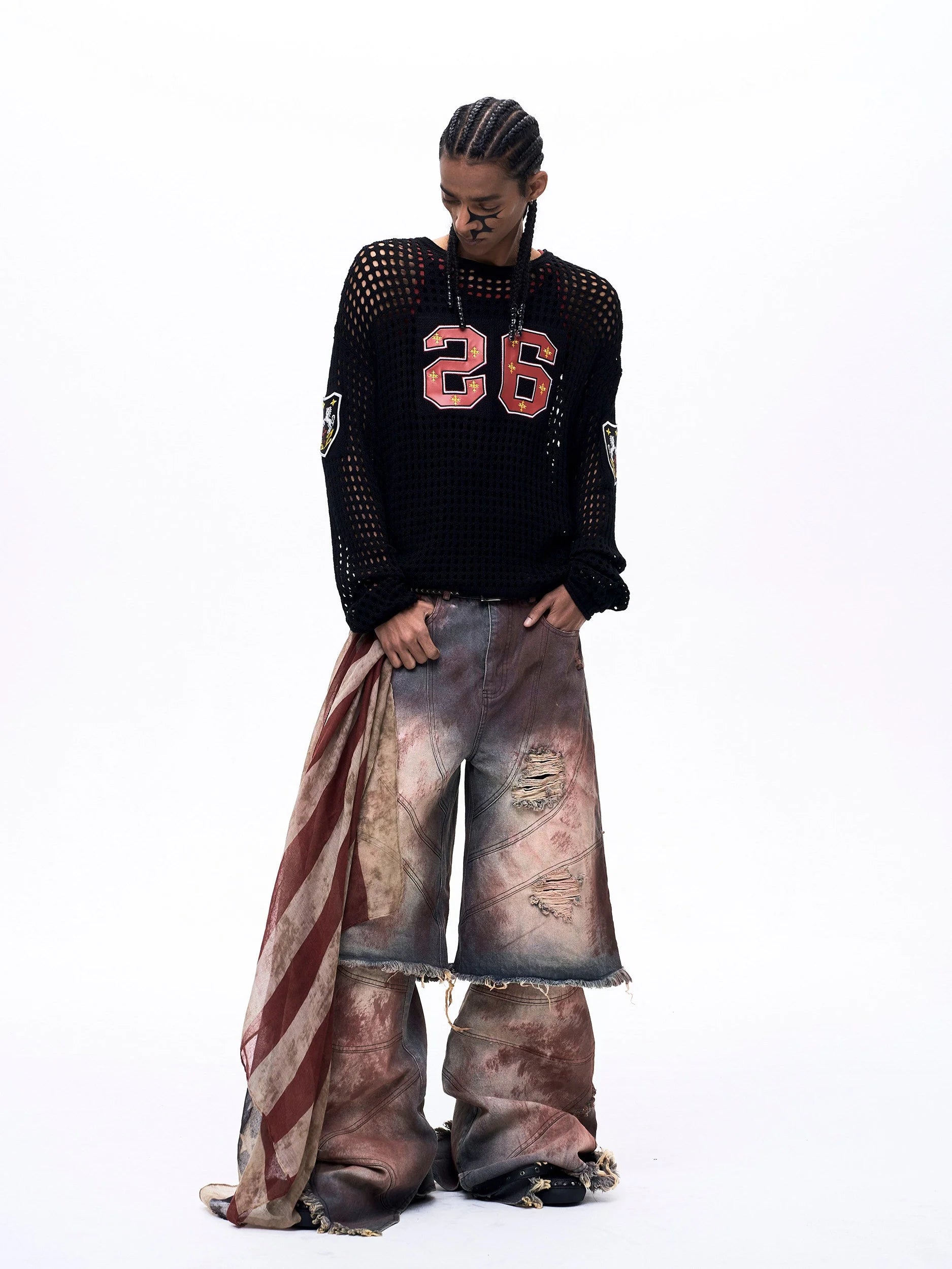 Placeholder Niche Badge-Embroidered Sweater For Men - Fuga Studios