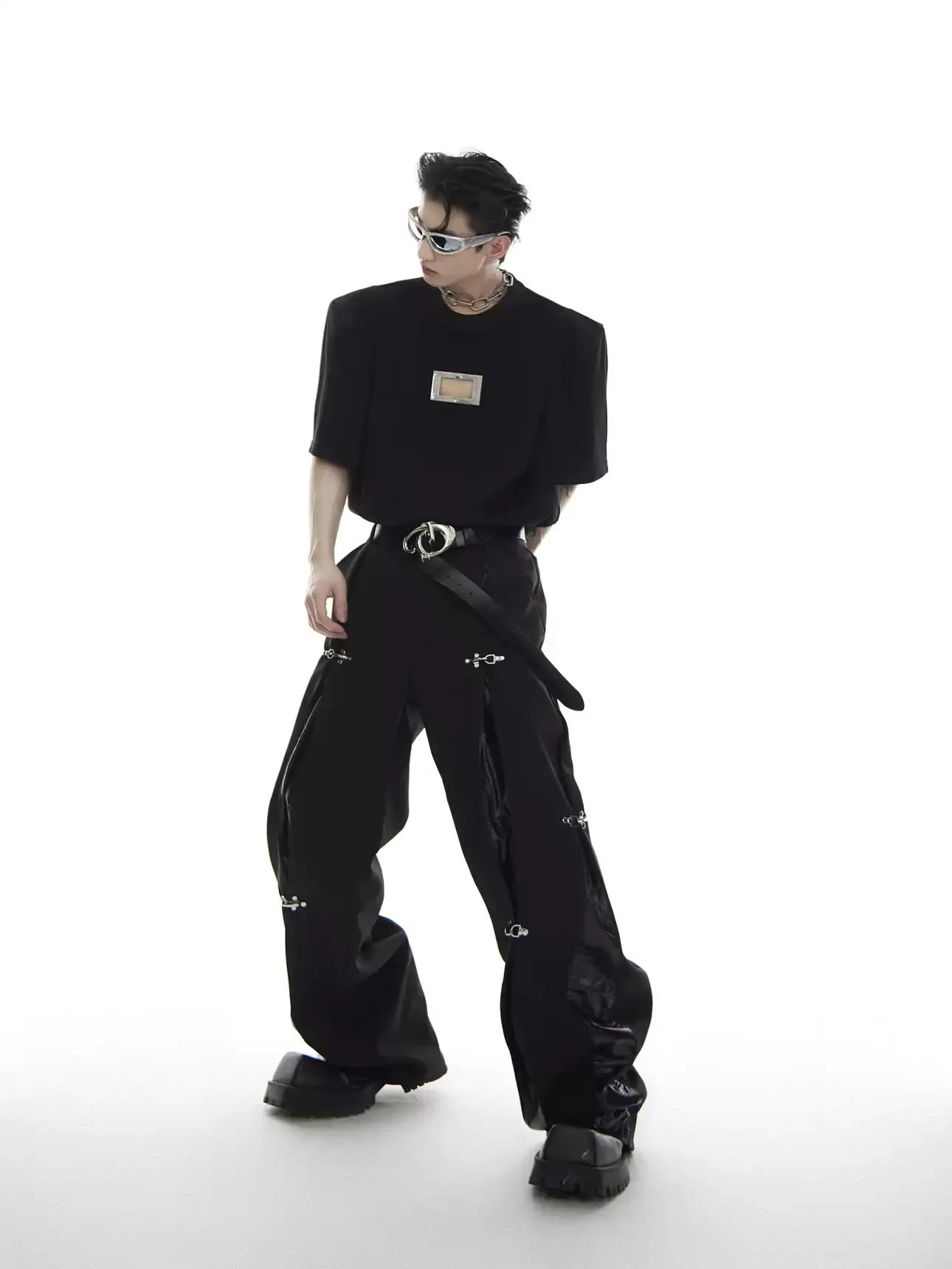 Opium Metal Buckle Pants - Fuga Studios