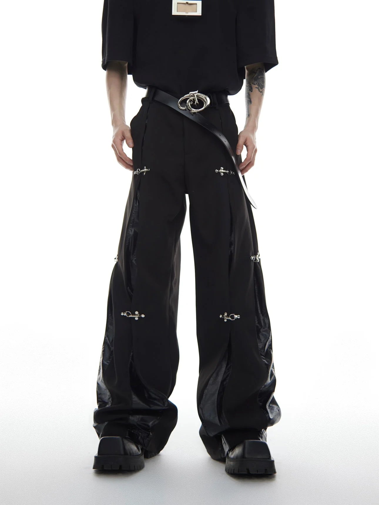 Opium Metal Buckle Pants - Fuga Studios