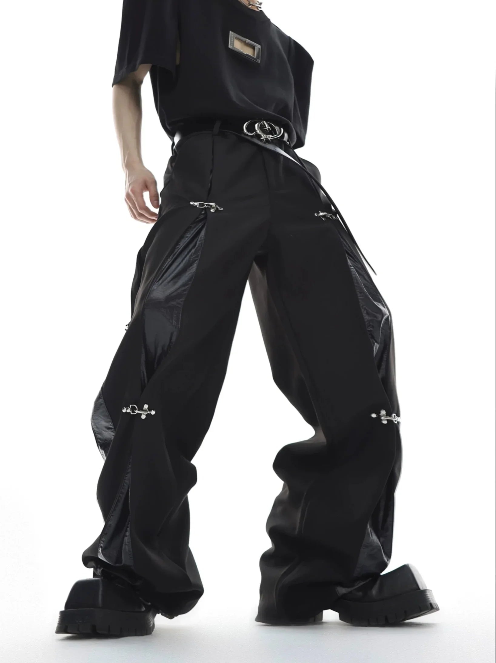 Opium Metal Buckle Pants - Fuga Studios