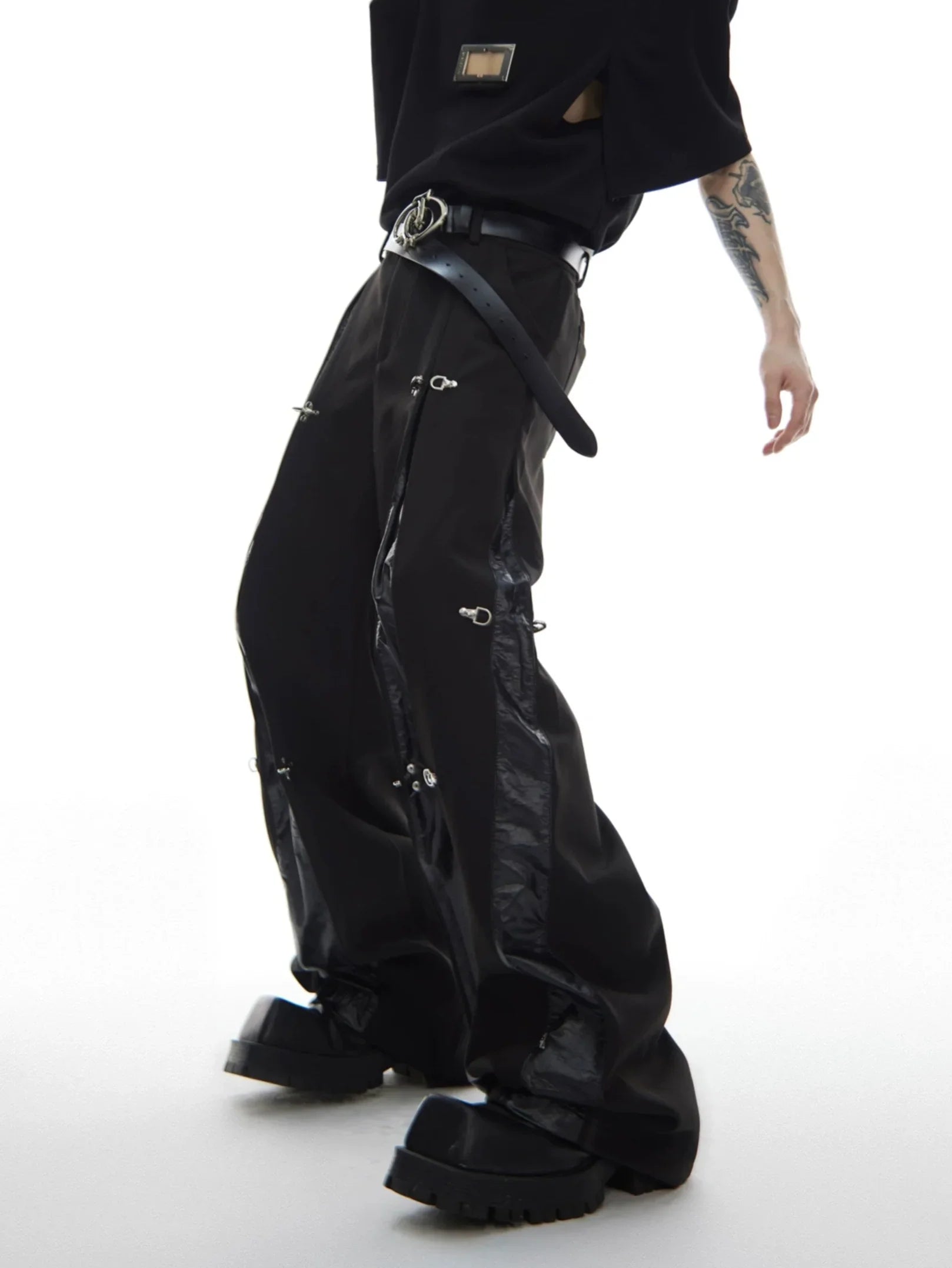 Opium Metal Buckle Pants - Fuga Studios