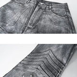 Opium Metallic Chevron Wide-Leg Pants - Fuga Studios