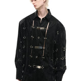 Opium Mountain Carved Thick Plush Shirt - Fuga Studios