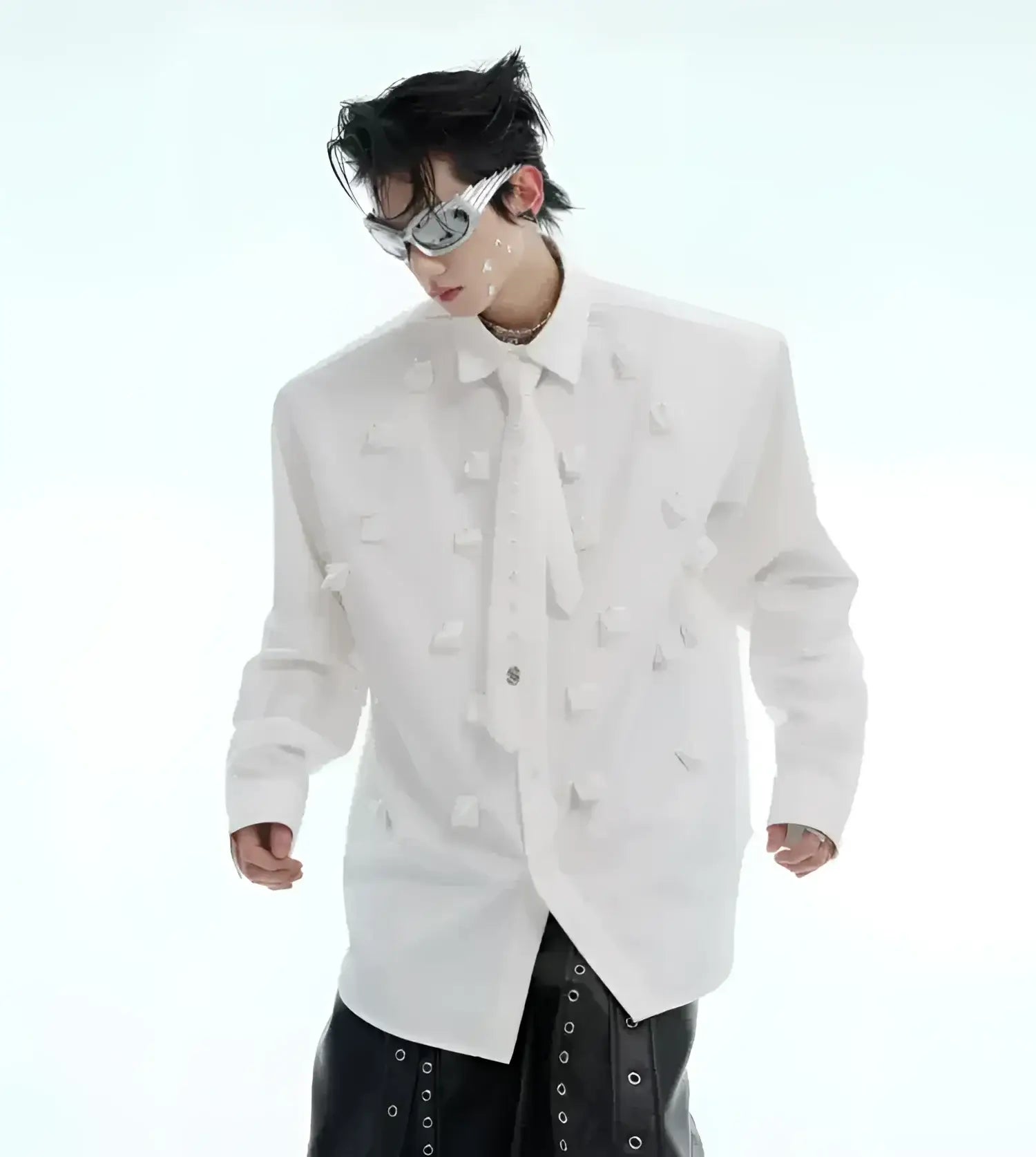 Opium Necktie Pearl Shirt - Fuga Studios