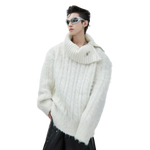 Opium Oversized Turtleneck Sweater - Fuga Studios