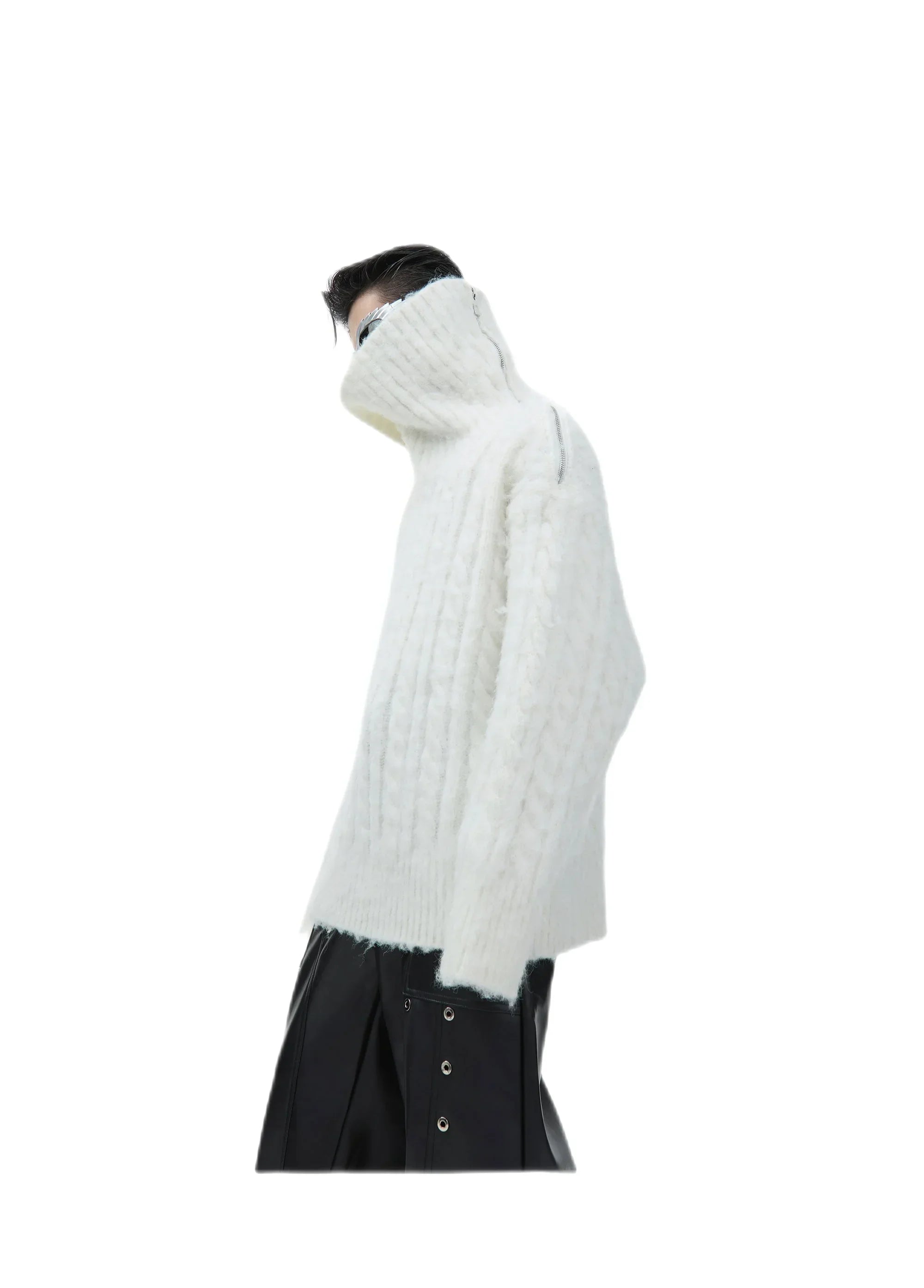 Opium Oversized Turtleneck Sweater - Fuga Studios