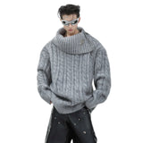 Opium Oversized Turtleneck Sweater - Fuga Studios