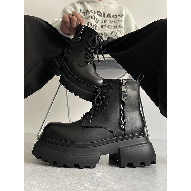 Opium Platform Combat Boots - Fuga Studios