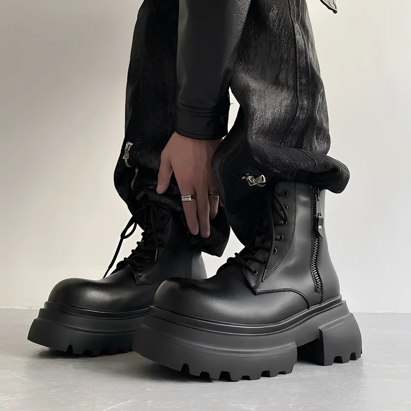Opium Platform Combat Boots | Limited Edition | Fūga Opium Platform Combat Boots | Limited Edition | Fūga