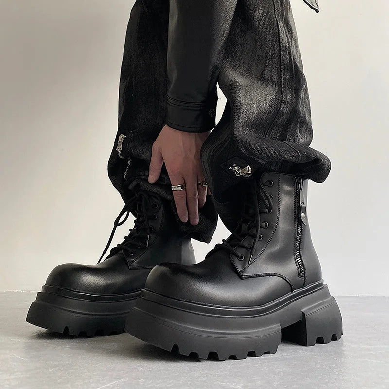 Opium Platform Combat Boots - Fuga Studios