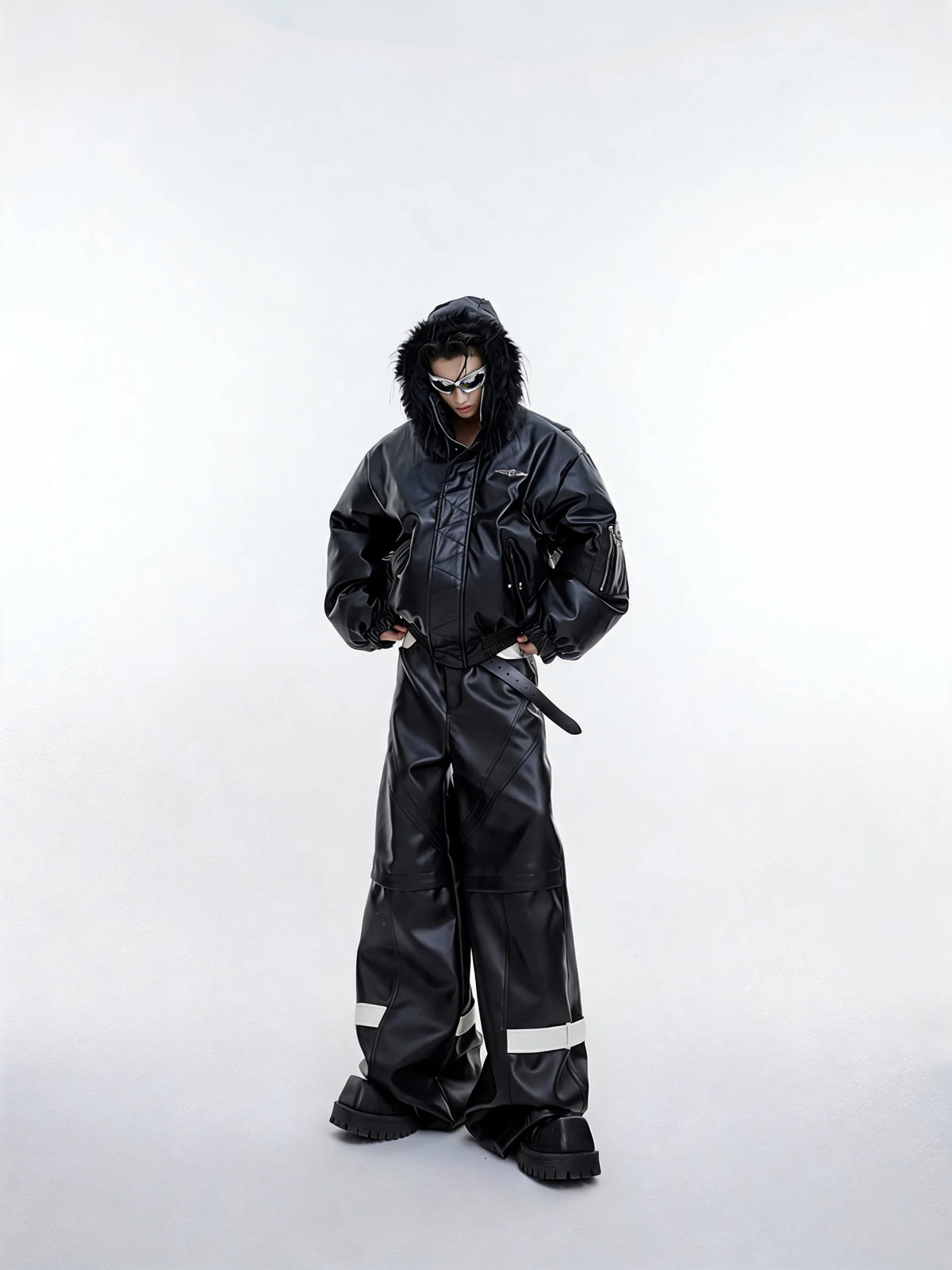 Opium Plush Leather Jacket - Fuga Studios