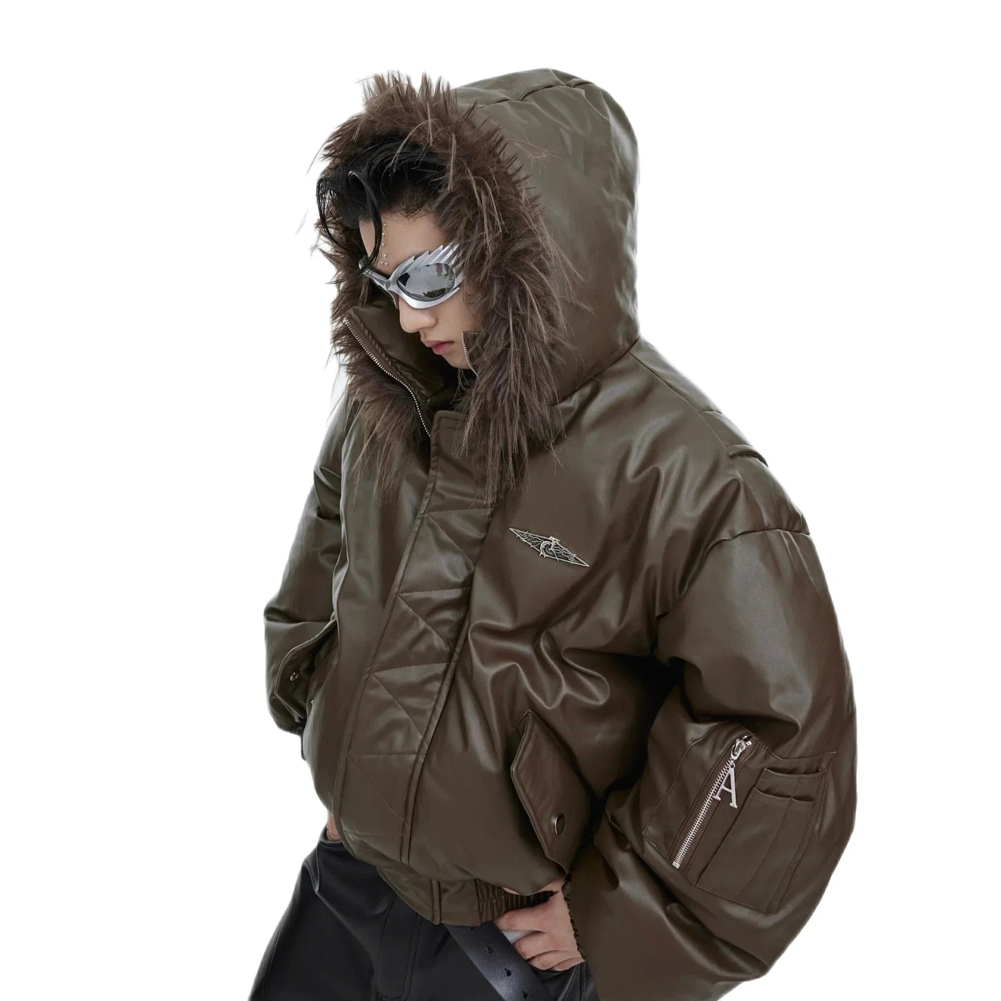 Opium Plush Leather Jacket | Limited Edition | Fūga Opium Plush Leather Jacket | Limited Edition | Fūga