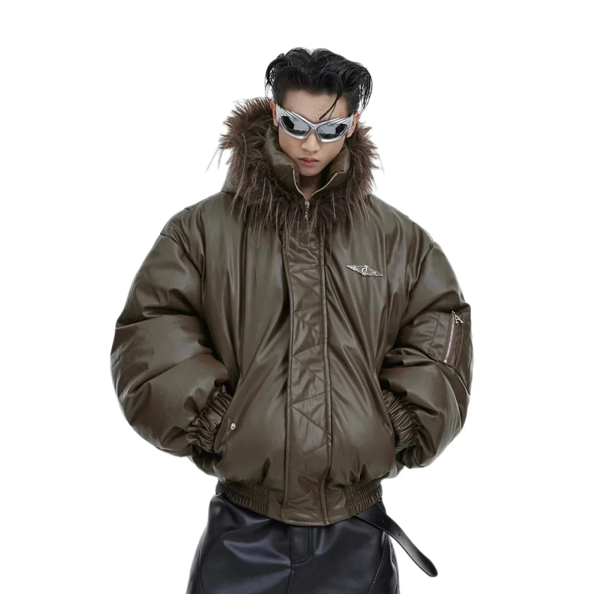Opium Plush Leather Jacket | Limited Edition | Fūga