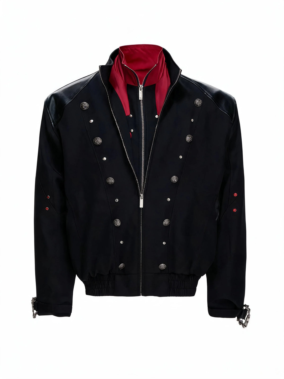 Opium Red Cross Jacket Schwarz - Fuga Studios