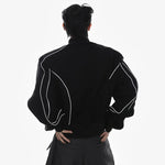 Opium Reflective Shoulder Pad Jacket - Fuga Studios