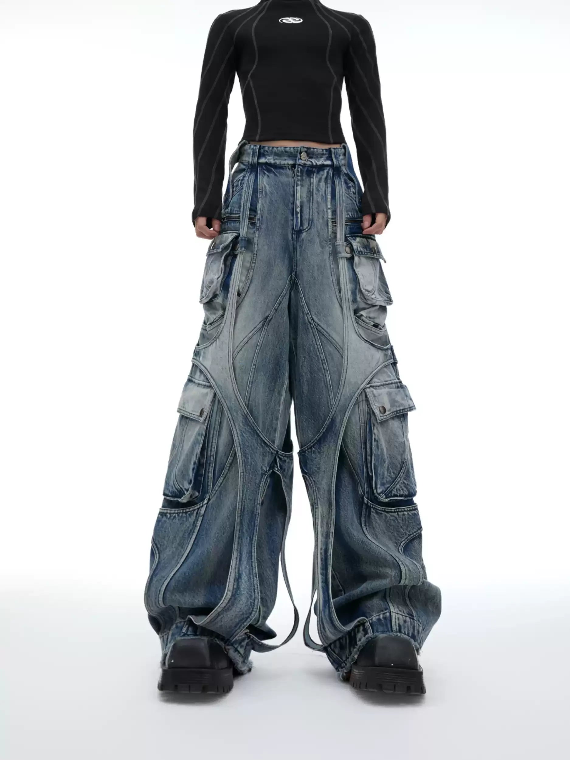 Opium Retro Denim Jeans - Fuga Studios