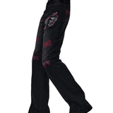 Placeholder Flared Denim Jeans Mens Patchwork - Fuga Studios