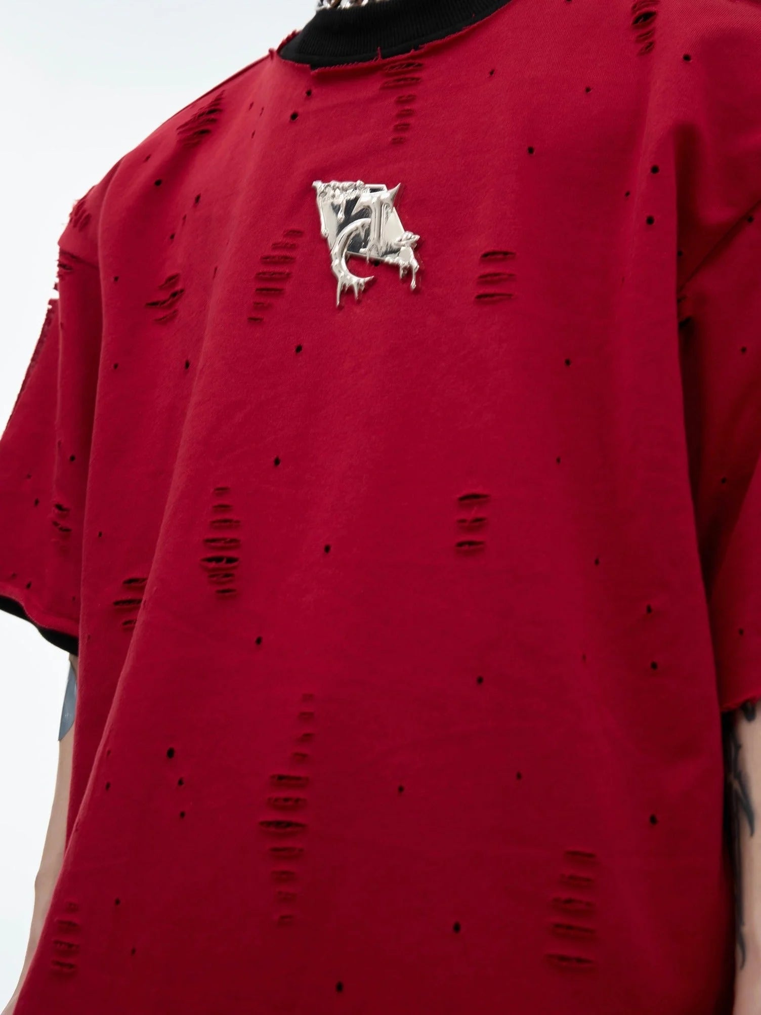 Opium Scratched Shirt - Fuga Studios