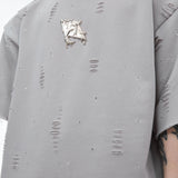 Opium Scratched Shirt - Fuga Studios