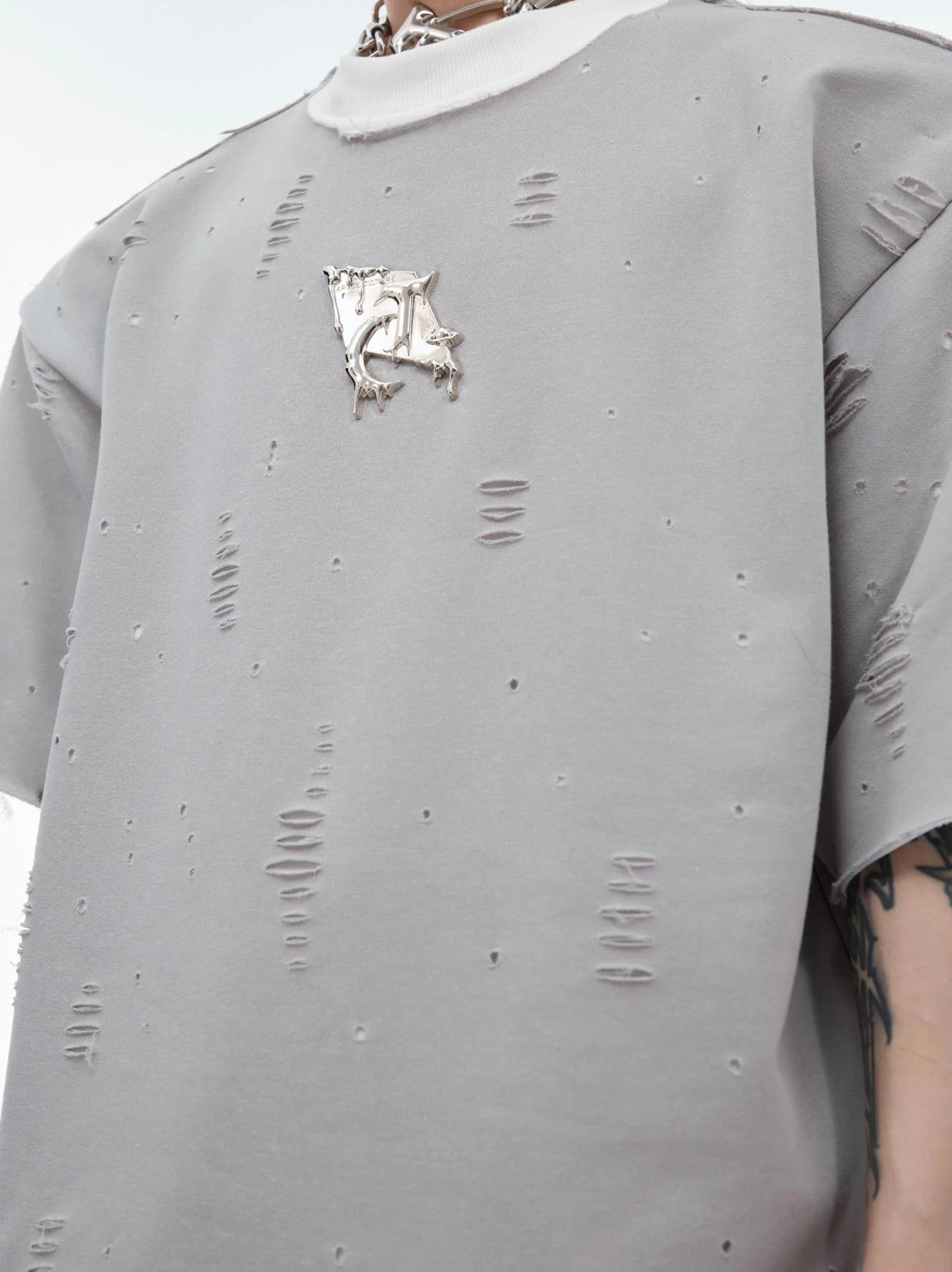 Opium Scratched Shirt - Fuga Studios