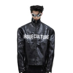 Opium Shiny Leather Jacket - Fuga Studios