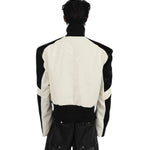 Opium Short Thickened Shoulder Pad Leather Jacket - Fuga